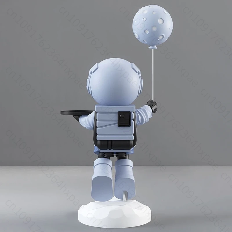 Luxury Astronaut Space Figurine Large Home Interior Decor for Living Room Creative Standing Ornaments Floor Statue Decorations