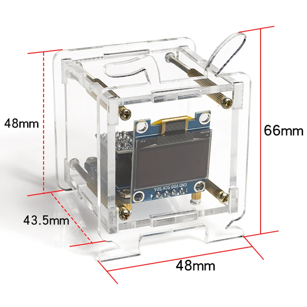 جديد ESP8266 ساعة الطقس الصغيرة 2.4G WiFi لتقوم بها بنفسك عدة إلكترونيات إعداد الوقت التلقائي مع وحدة عرض OLED لتقوم بها بنفسك مجموعة لحام