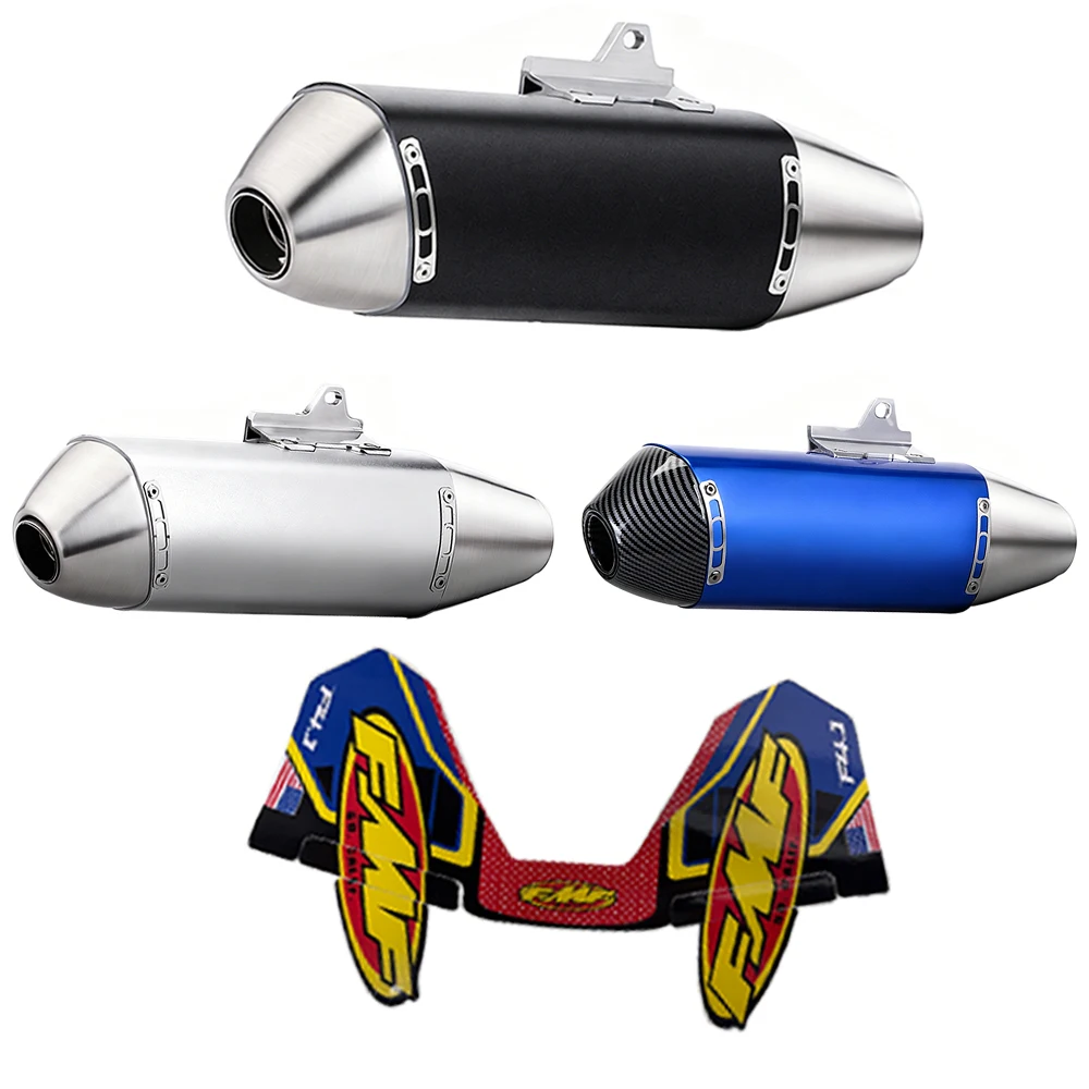 Tubo de Escape para Motocicleta de 51 mm, Silenciador FMF 4T, Escape para Motocross, Scooter, Universal para KTM EXC CRF150 EXC WR450 RC390