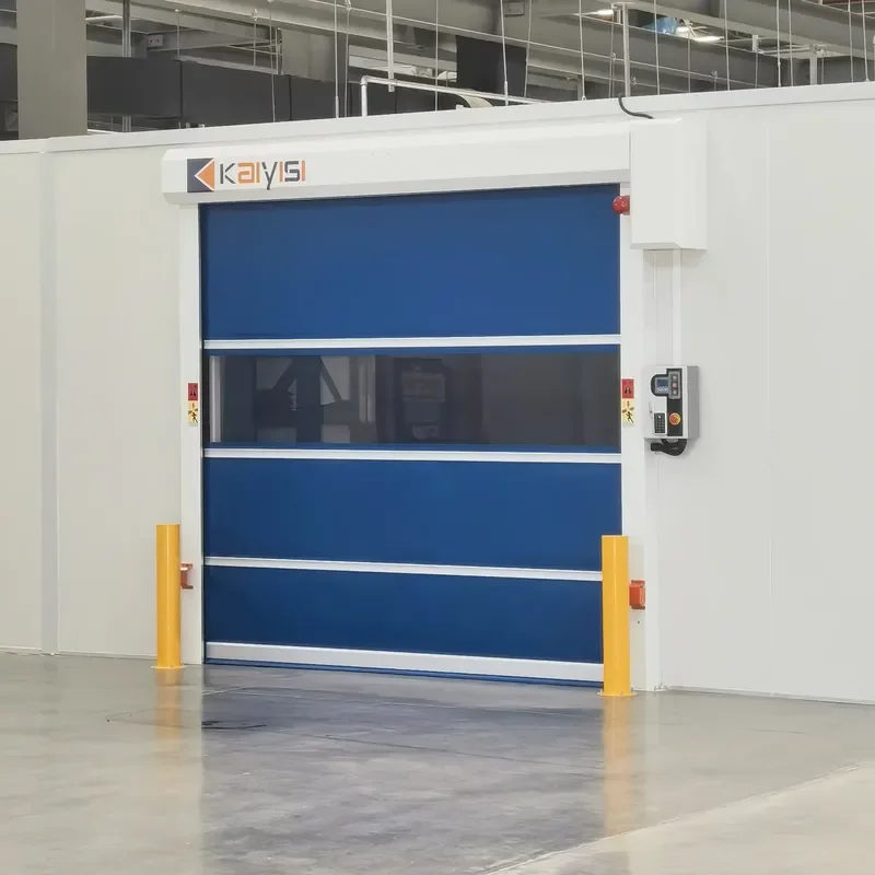 CE Interior Doors Security Rolling up Door Automatic High Speed Roller Door PVC Fabric Curtain Fast Door for Workroom