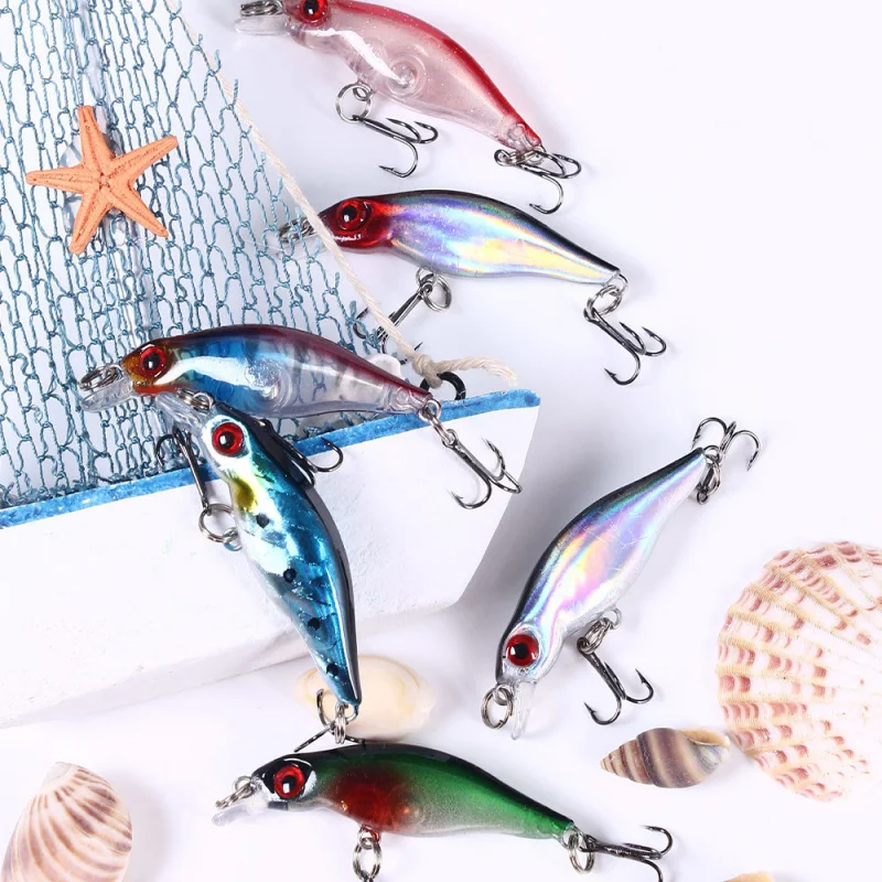 5 سنتيمتر-2.7 جرام مايكرو أسماك لوا وهمية الطعم روك صغير الدهون أسماك وهمية الطعم Topmouth كولتر المياه العذبة علف الاسماك علقت الطعم