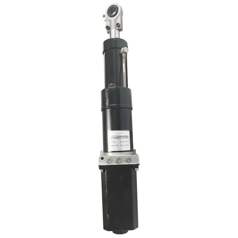New 5T Overload 24v/48v DC Electro Hydraulic Linear Actuator 600mm Stroke Electric Hydraulic Actuator Hydraulic Linear Actuator