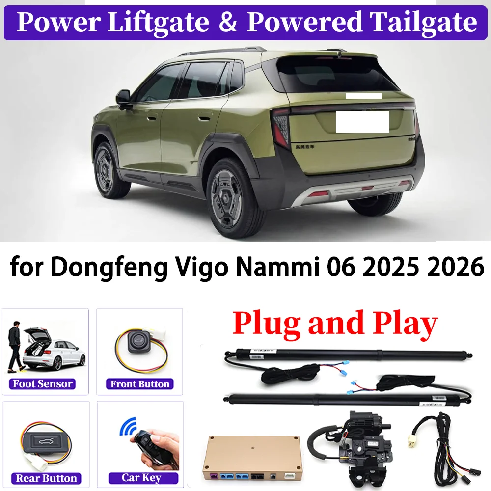 

ZJCGO for Dongfeng Vigo Nammi 06 2025 2026 OEM Upgrade Car Automatic Power Liftgate Kit Smart Auto Electric Tailgate System