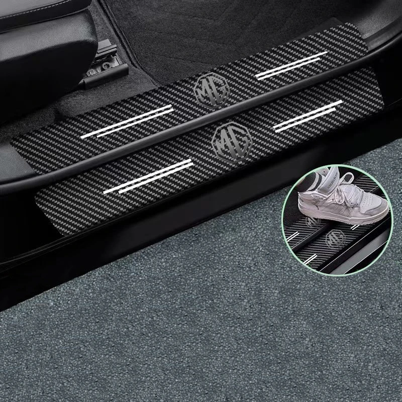

Car Sill pedal Rear Bumper Protection Stickers Threshold Side Anti Scratch Tape Anti Scratch For MG MG3 MG5 MG6 Car Accessories