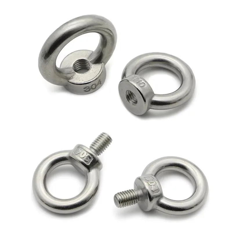 Lifting Eye Nuts/Screw Ring eyebolt Ring Hooking M3-M12 304 Stainless steel