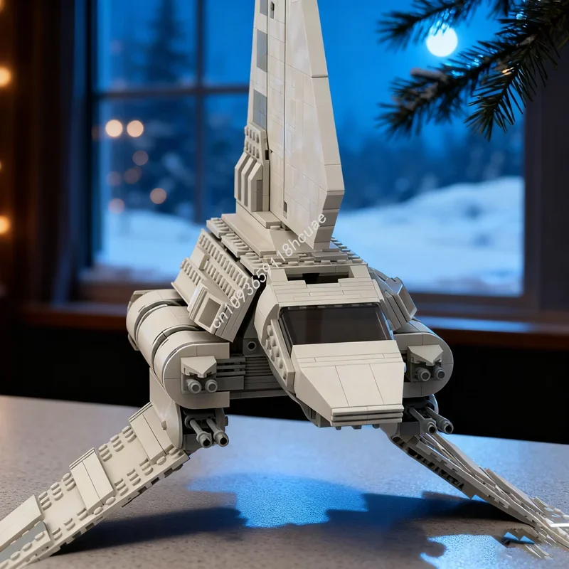 970-teiliger MOC Imperial Lambda-Klasse Shuttle Star Modellbausatz Architektur DIY Festival-Geschenk Kreative Spielzeugidee Geburtstag