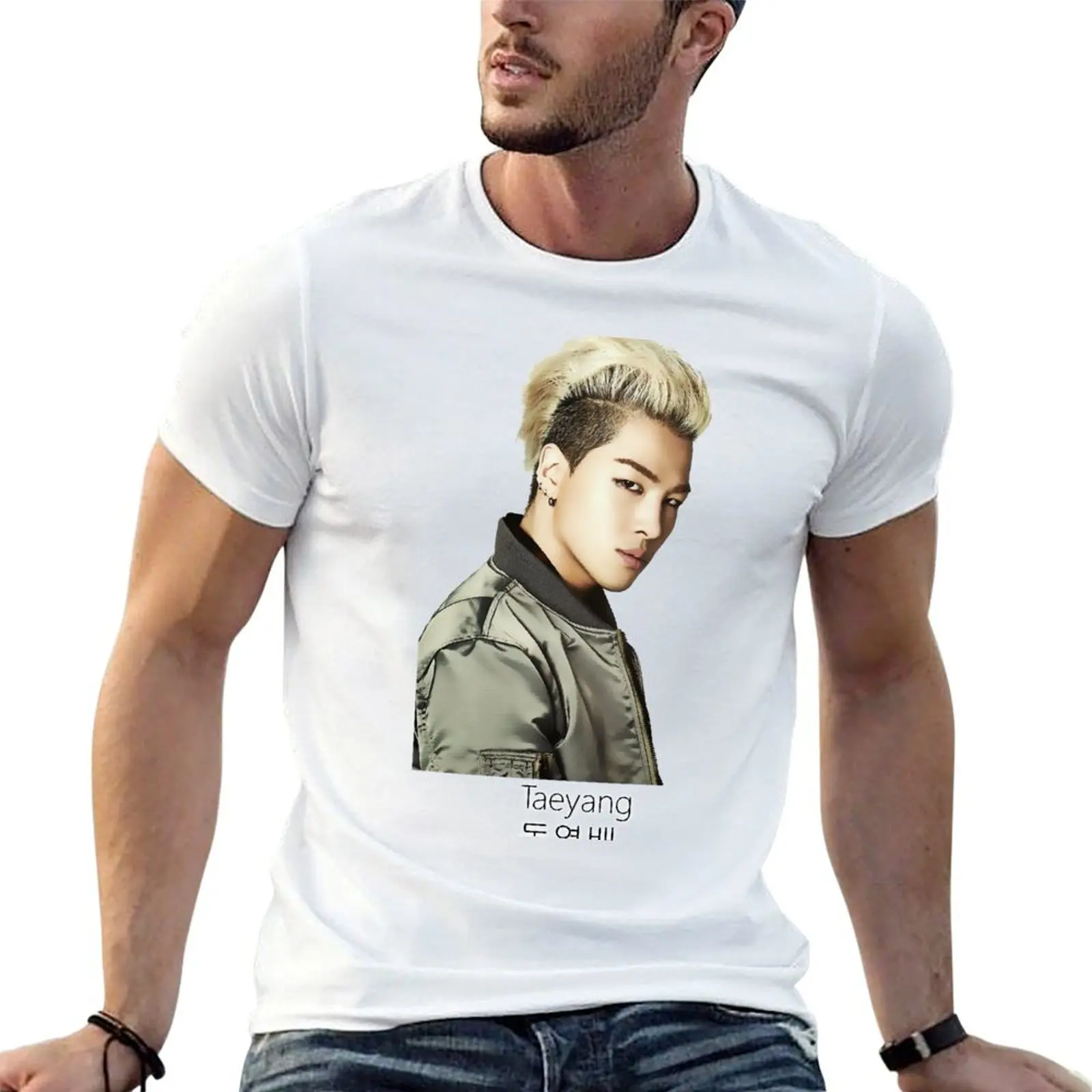 Taeyang T-Shirt blue archive Clothing black t shirts for men