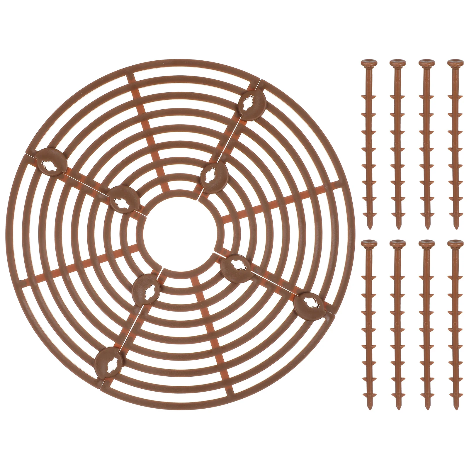 2Pcs Flowerpot Soil Protector Plastic Plant Pot Cover Wear Resistant Garden Flower Pot Cover Cats Digging Stopper