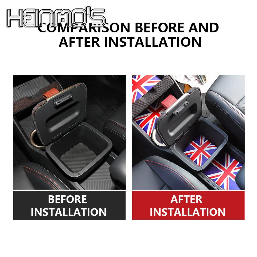 18PCS Car Compatible With MN Countryman U25 Anti-Slip Gate Slot Cup Mat Door Groove Non-slip Pad Accessories Coaster Mats