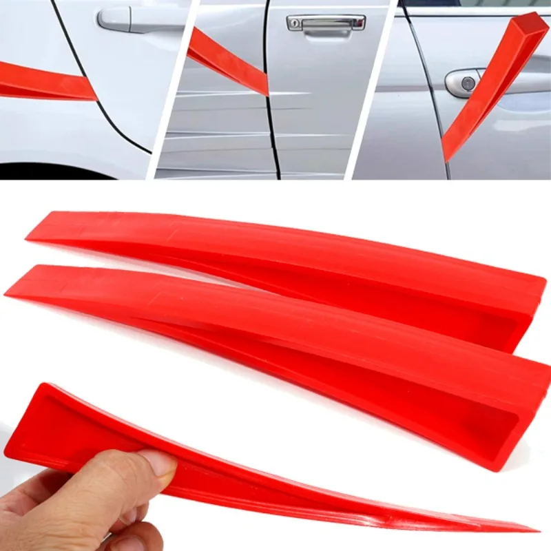 Red Car Door Wedge Panel Paintless Dent Removal Repair Hand Tool for Window Auto Wedge Pump Locksmith Thickened Door Repair