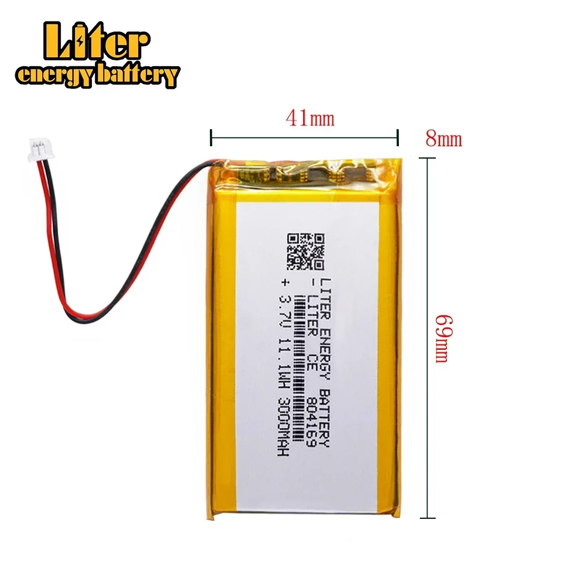 804169   Bateria litowo-polimerowa do 804066   3.7V 3000mAh Do akumulatora do konsoli z otwartym źródłem R36S do automatów do gier