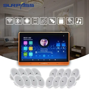 스마트 스테레오 벽 앰프, BT WiFi 안드로이드 클래스 D 디지털 사운드, 서브 우퍼 오디오, PA 천장 스피커, 홈 시어터 시스템