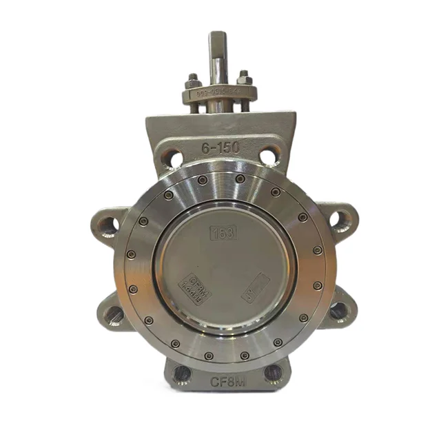 CF8M الثلاثي غريب الأطوار صمام الفراشة والعتاد تعمل المحرك الكهربائي دليل صمام الفراشة عالية الأداء