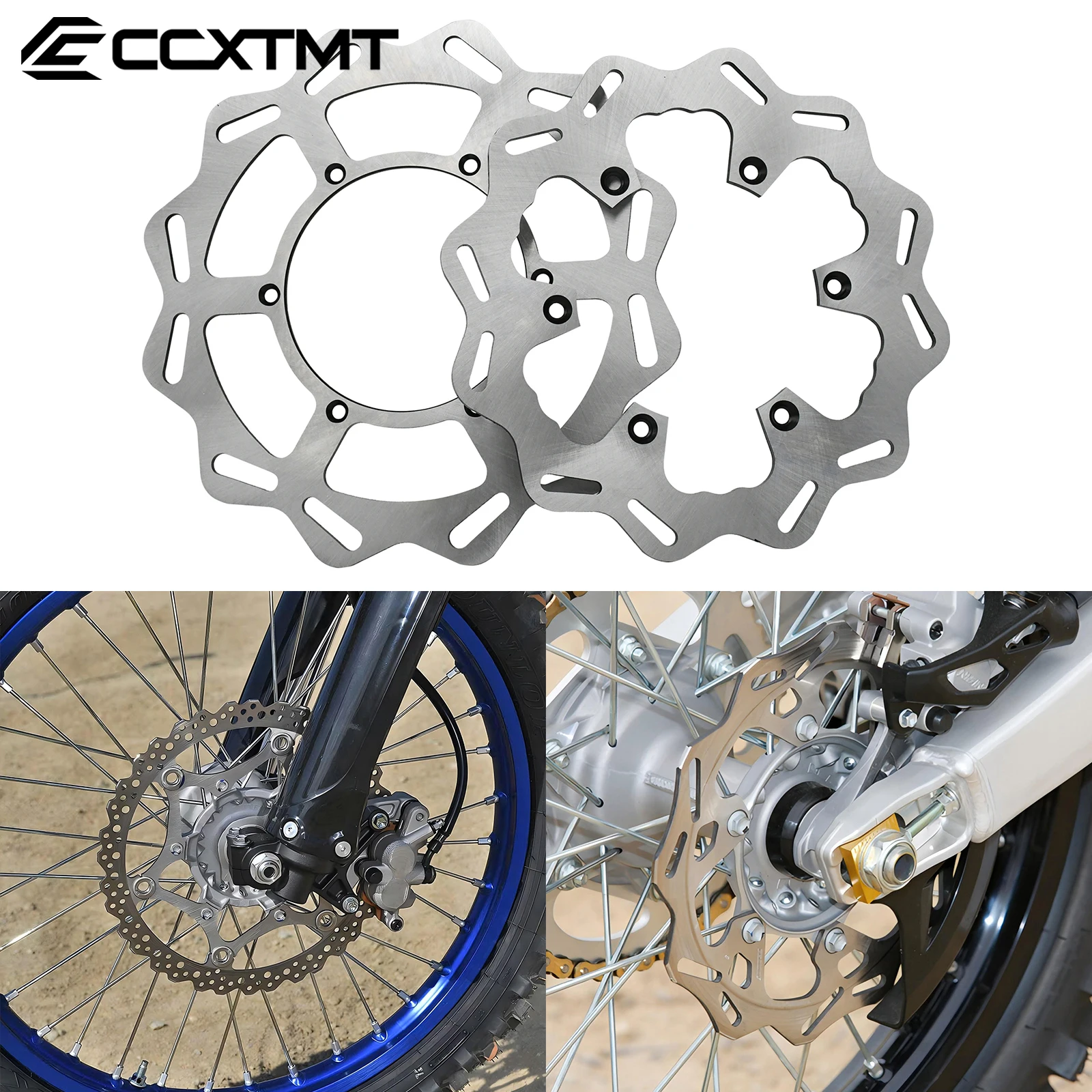 245mm 270mm Motorcycle Front Rear Brake Disc Rotor Disk For Yamaha WR125 WR250 YZ125 YZ250 YZ125X YZ250X YZF250 YZF450 1998-2018