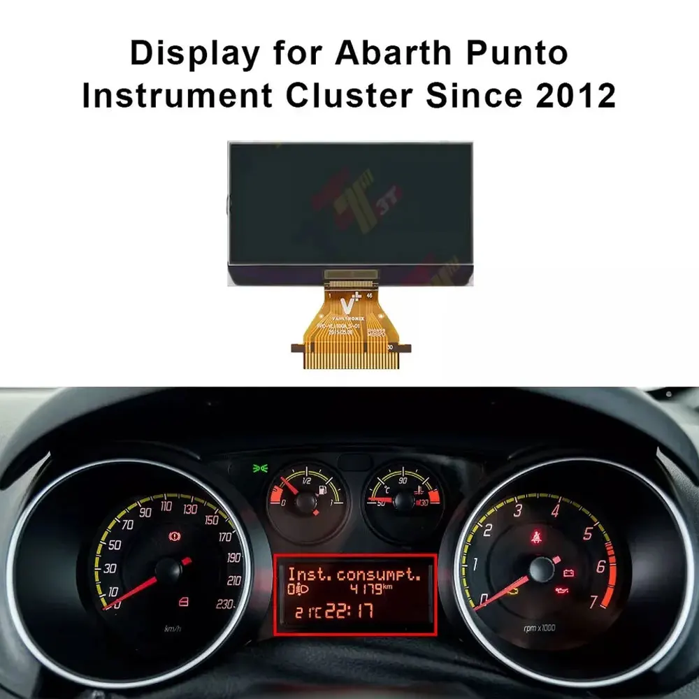 Armaturenbrett-LCD-Display für Fiat Bravo Croma Punto Lancia Delta Citroën Jumper Instrument – Detail 4