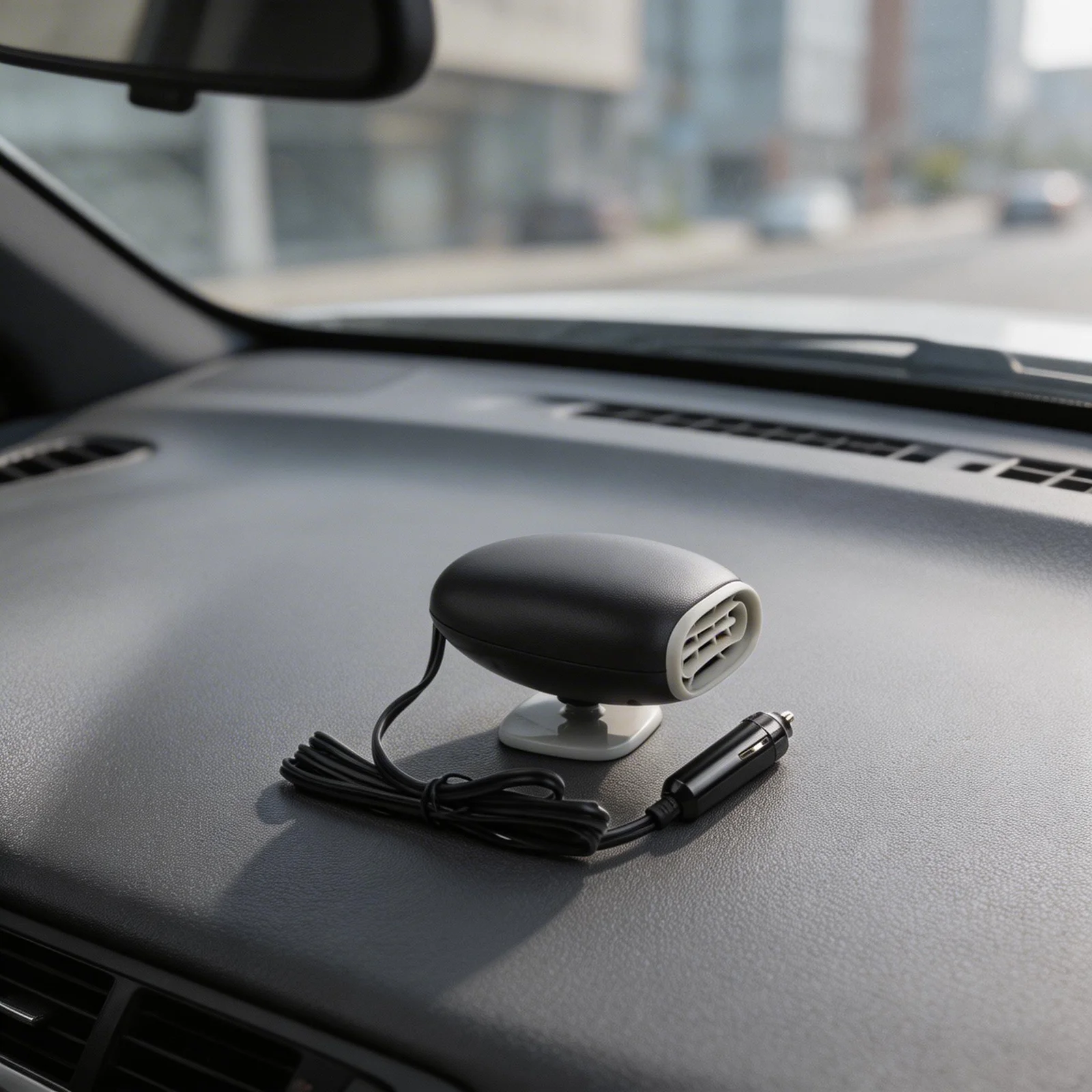 12V Portable Car For Heater Fan Defroster Defogger 2 In With 360 Degree Rotatable Base For Auto Interior Windshield Heating Cool