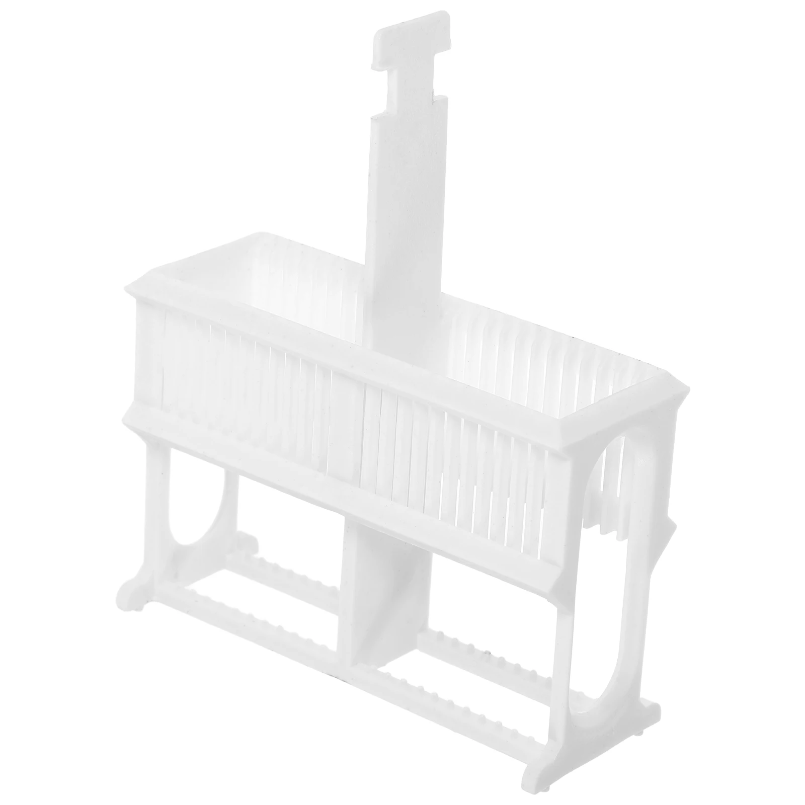 

Microscope Staining Holder Plastic Laboratory Rack Microscope Slides Holder For Laboratory for Experiments Storage