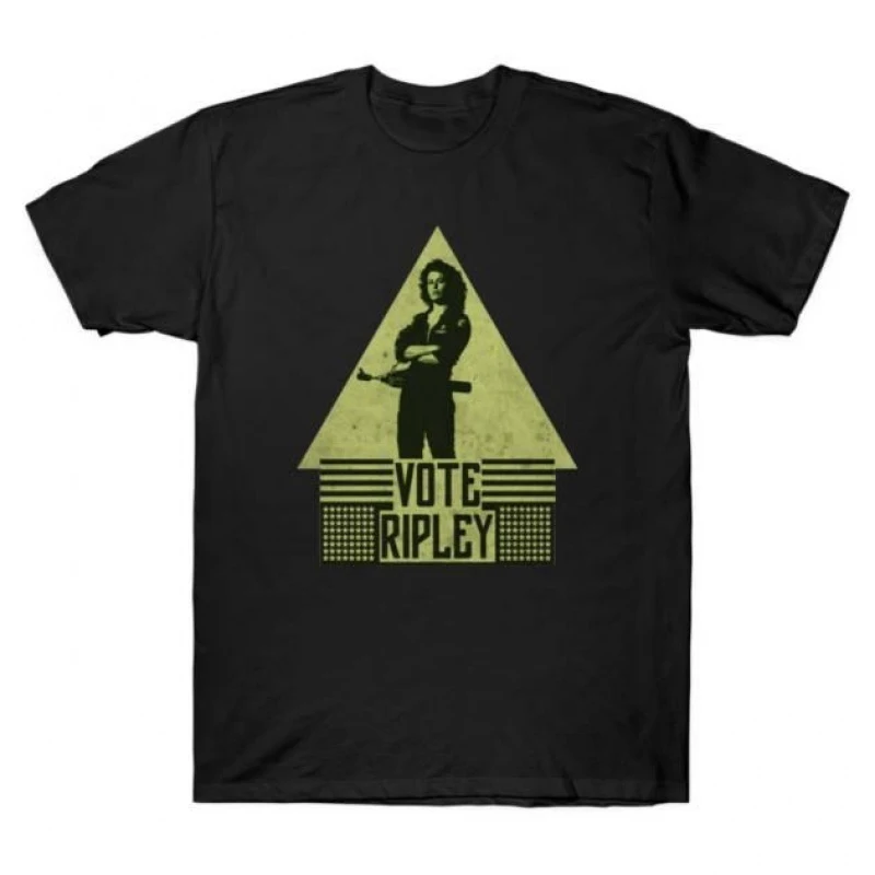 

Ripley 0412 Xenomorph Horror movie Weyland Sci-Fic Alien Gift T-Shirt 100% cotton Short Sleeve Graphic clothes All size tops