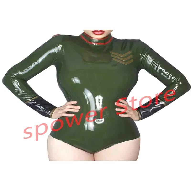 

Handmade Women Latex Catsuit Swimsuit Rubber Bodysuit Tight Jumpsuit Customize Cosplay Costumes