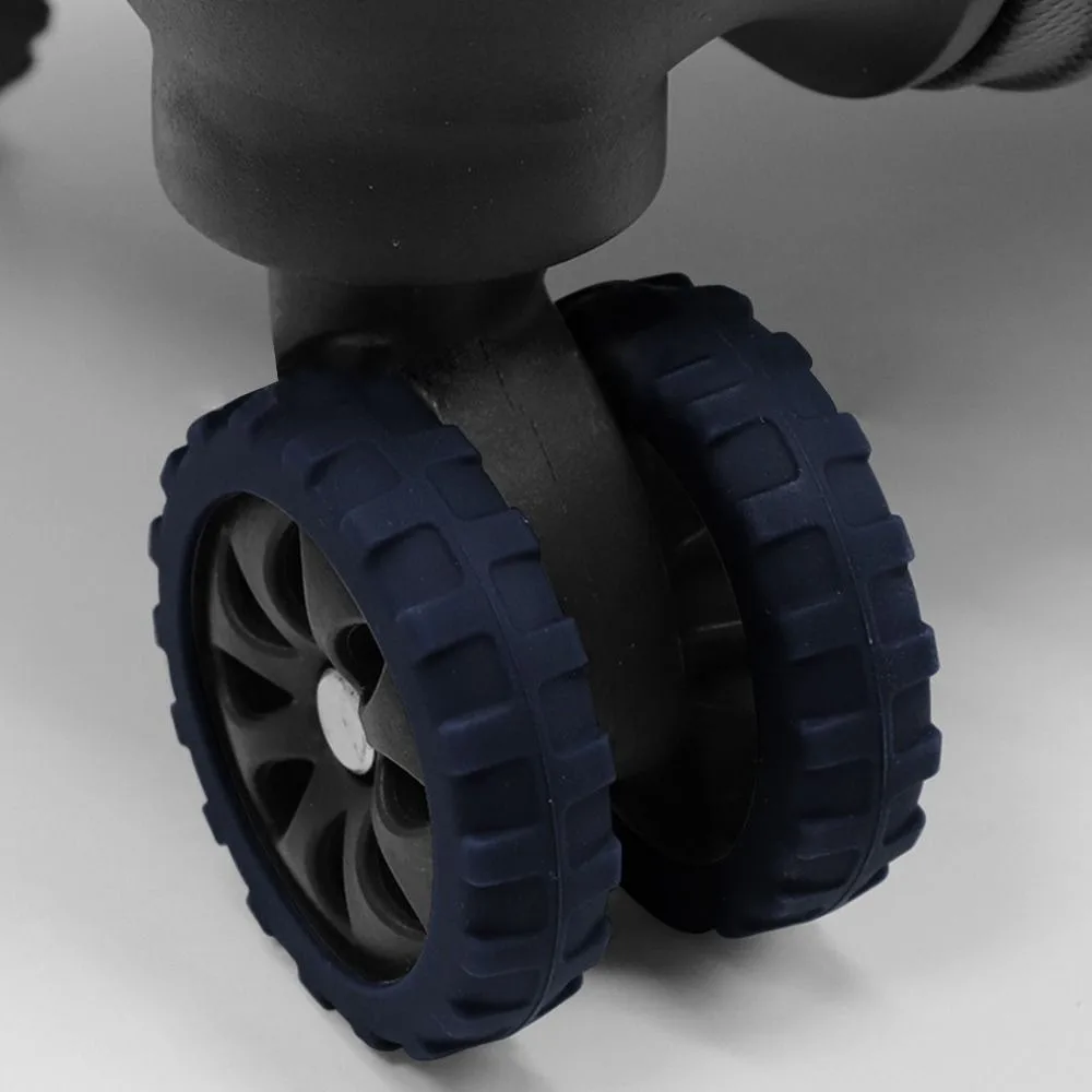 8 قطعة/المجموعة أجزاء حقيبة المحاور السفر الأمتعة المذرة الأحذية سيليكون مع الصوت الصامت عجلات الأمتعة حامي تقليل الضوضاء #1