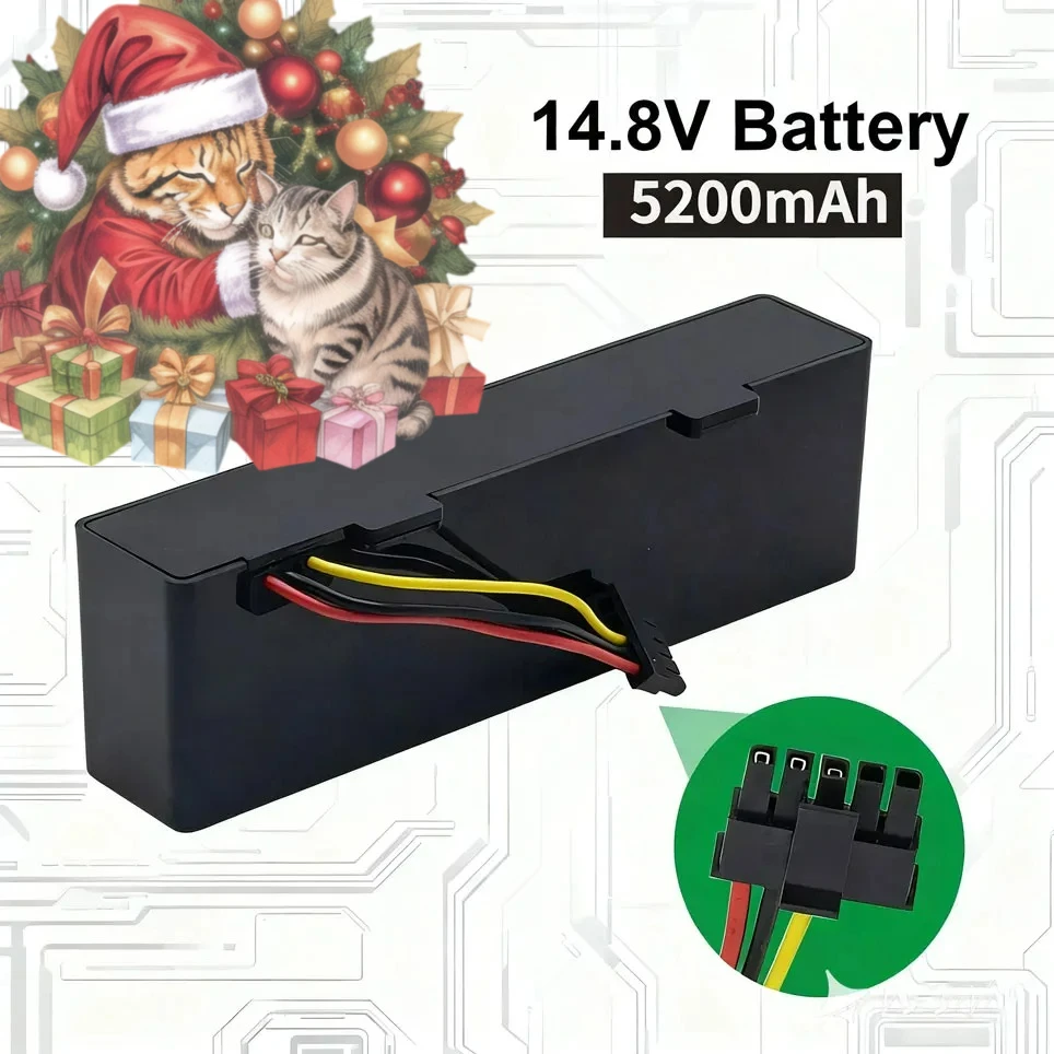 

Original Rechargeable battery For Conga 3290 3390 3490 3590 3690 3790 3890 Sweeping Mopping Robot 14.8V 5200mah Vacuum Cleaner