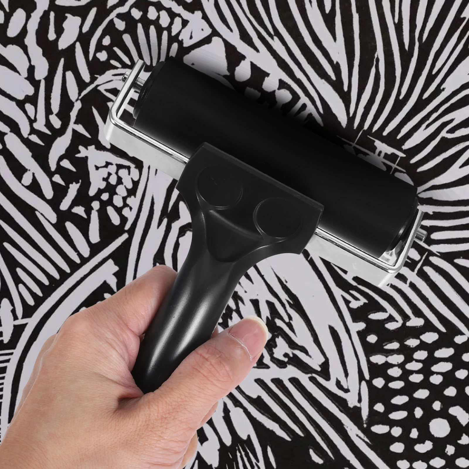 

3 Pcs Printmaking Roller Rubber Ink Versatile Craft Tool Ideal Paint Glue Projects Wallpaper Stamping Gel Plate