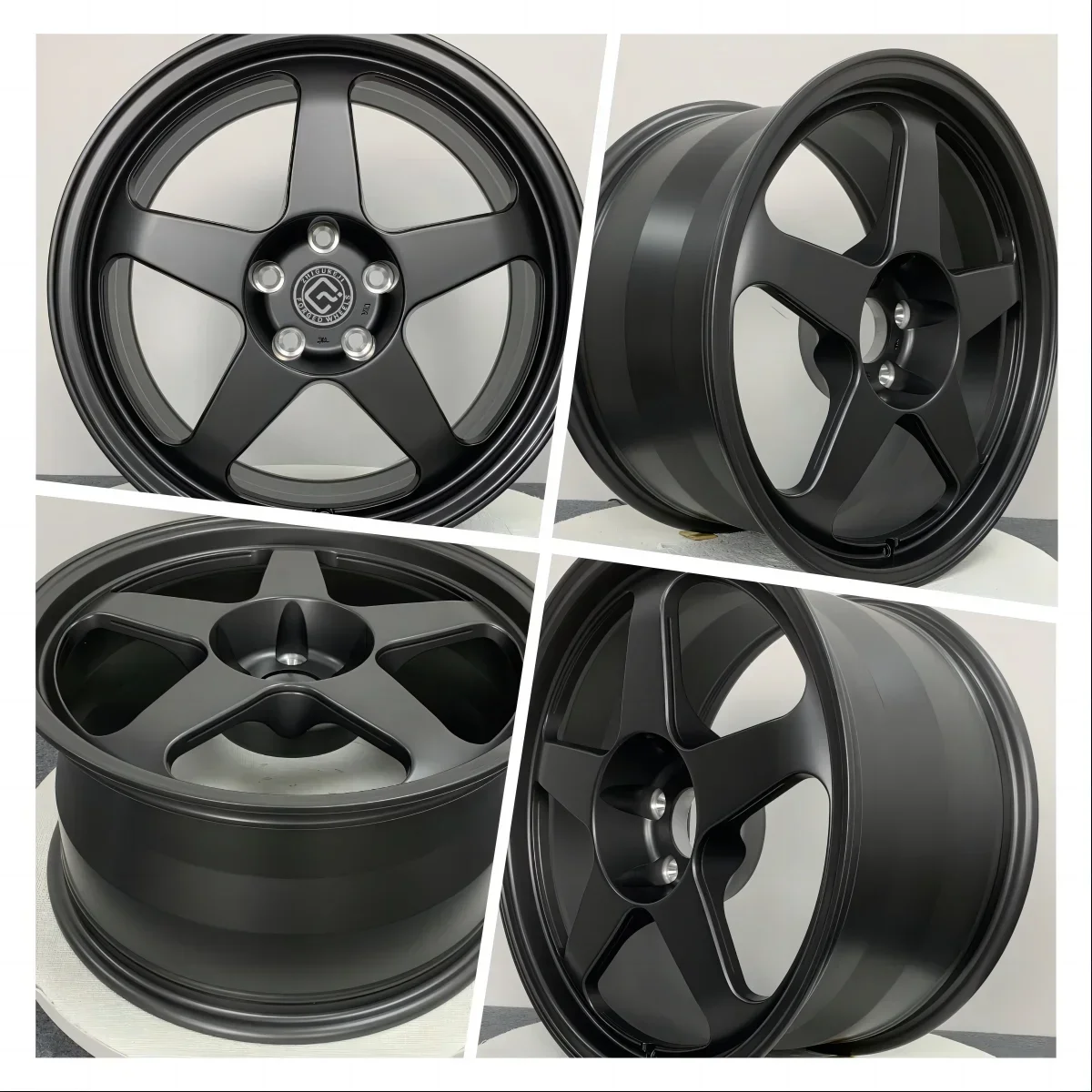 Customized Forged Alloy Wheels Polished with Various Sizes and PCDs Choose Rim and Hub Color