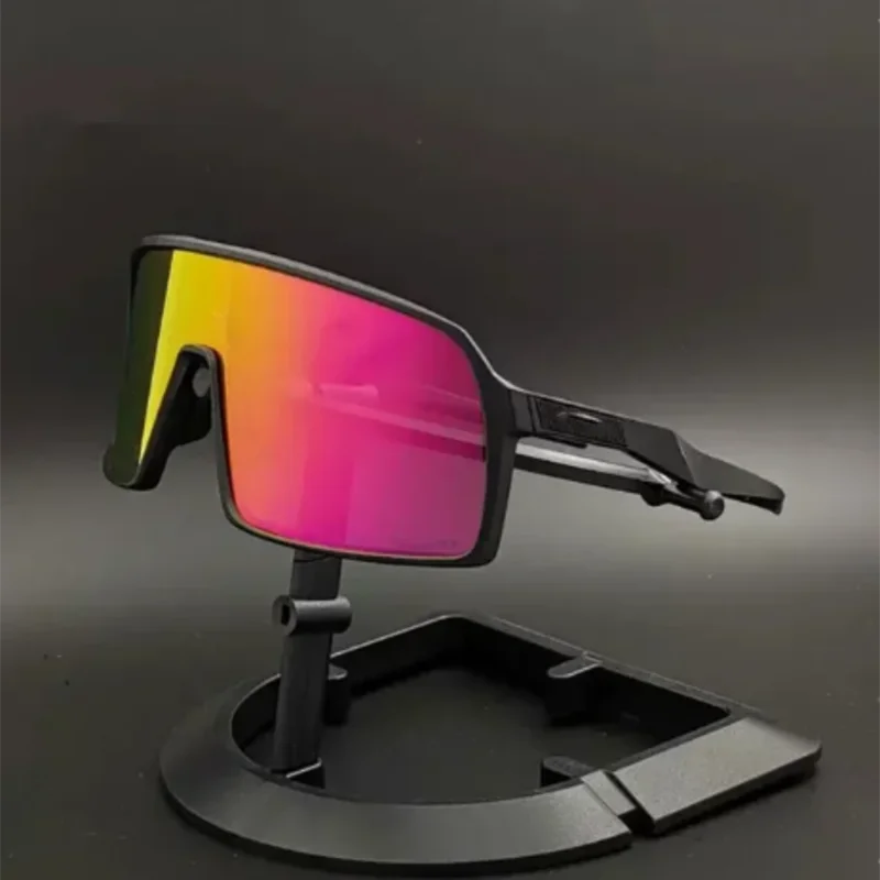 نظارات رياضية مستقطبة بإطار كبير من الشمس أثناء ركوب الدراجات والجري مع 3 أزواج من مجموعات العدسات