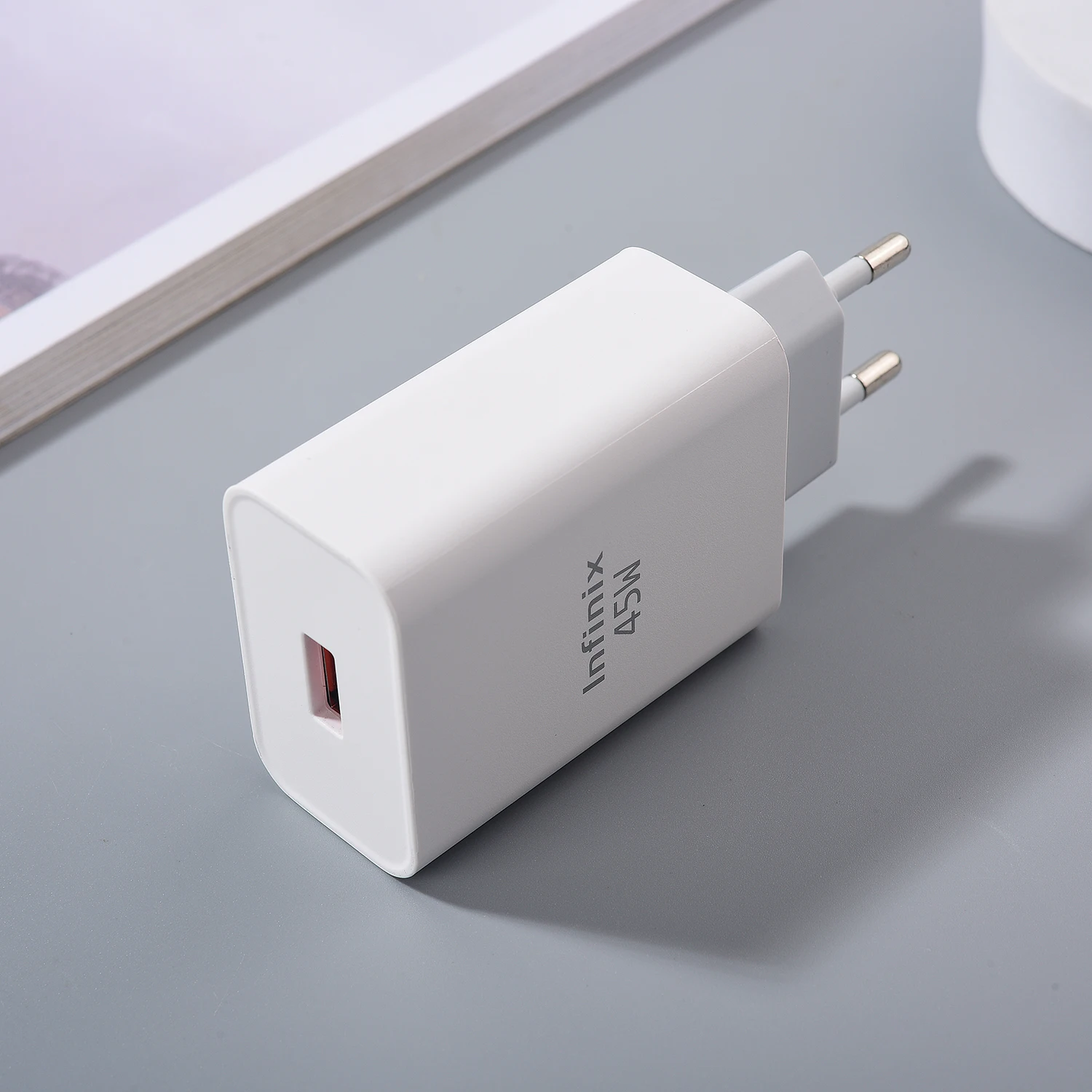 Original 45W Super Fast Charger EU Power Adapter 6A USB Type C Cable For Infinix GT 20 10 Pro Zero 30 40 Note 40 30 Hot 50 Pro - náhled 3