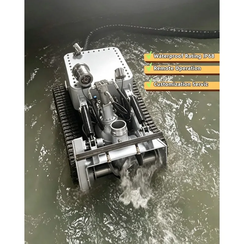 Automatic Deep Lake Underwater Sludge Dredging Robot with Adjustable Flow Control for Lake Cleaning Sludge Cleaning Machine