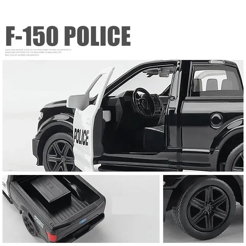 1:36 ford F-150 svt Pickup Truck Spielzeug auto Modell für Kinder rmz Stadt Druckguss Miniatur Pull Back Sammlung Geschenk für Kinder Jungen