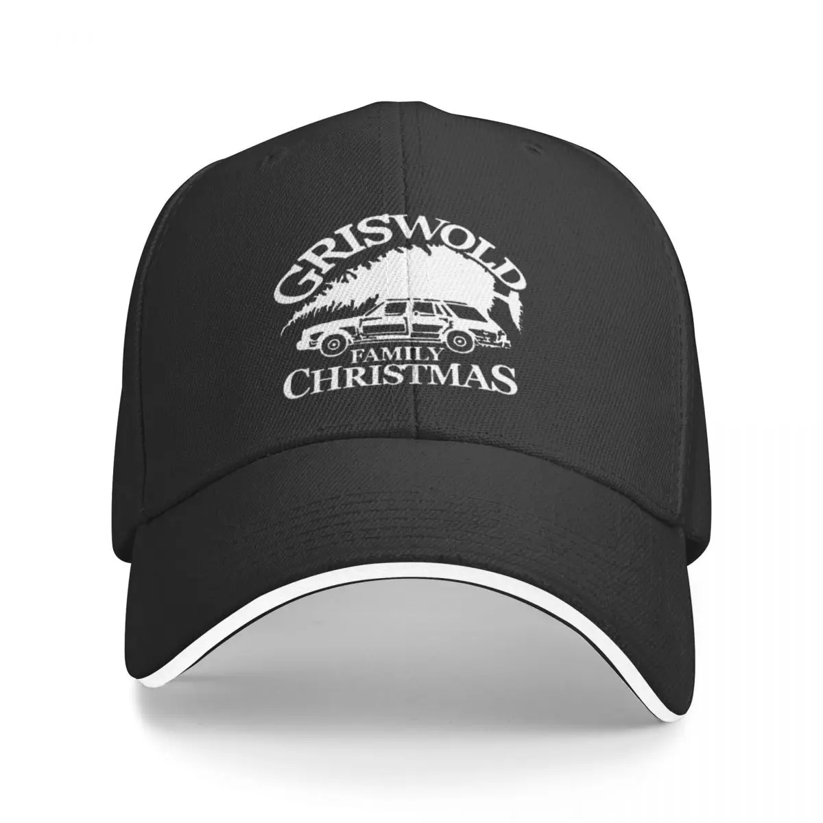 White Griswold Family Christmas Car Summer Baseball Caps For Womens Printing Female Beach Sunscreen Hat Peaked Cap