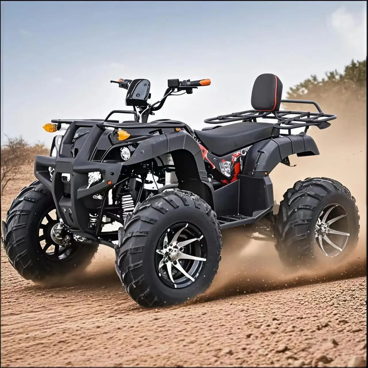 ATV Bull Electric 60v 2200w Brushless Motor 2WD Adult Electric ATV Automatic Transmission  Power 2WD Option Available