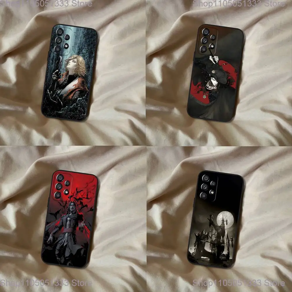 

C-Castlevania Game Phone Case For Samsung Galaxy A20,A21s,A22,A31,A32,A52,A53,A72,73,A80 Soft Black Cover