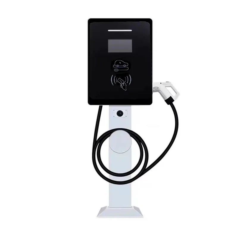 Hot Sale QQr OEM ODM AC EV CHARGING PILE 7kW CE Listed Wall-mounted Charging Station with Type 1 or Type 2 Plug for Home User