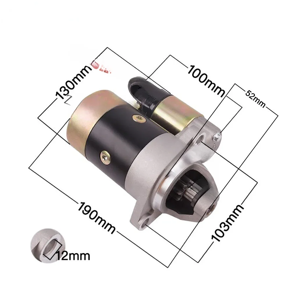 

For Motor Starter Copper fit 170F 178F 186F Engine starter motor high quality High Quality