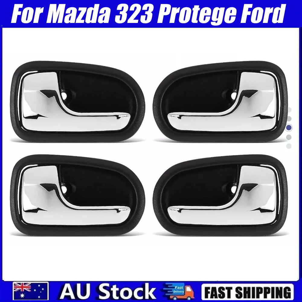 

4x левая и правая передняя и задняя хромированная внутренняя ручка двери для Mazda 323 Protege Ford
