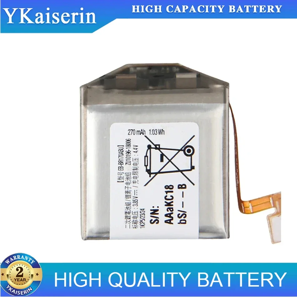

270mAh High Capacity Watch Battery For Samsung Galaxy Buds Plus EP-QR170 EB-BR170 / SM-R170 / Br170 EB-BR170ABU