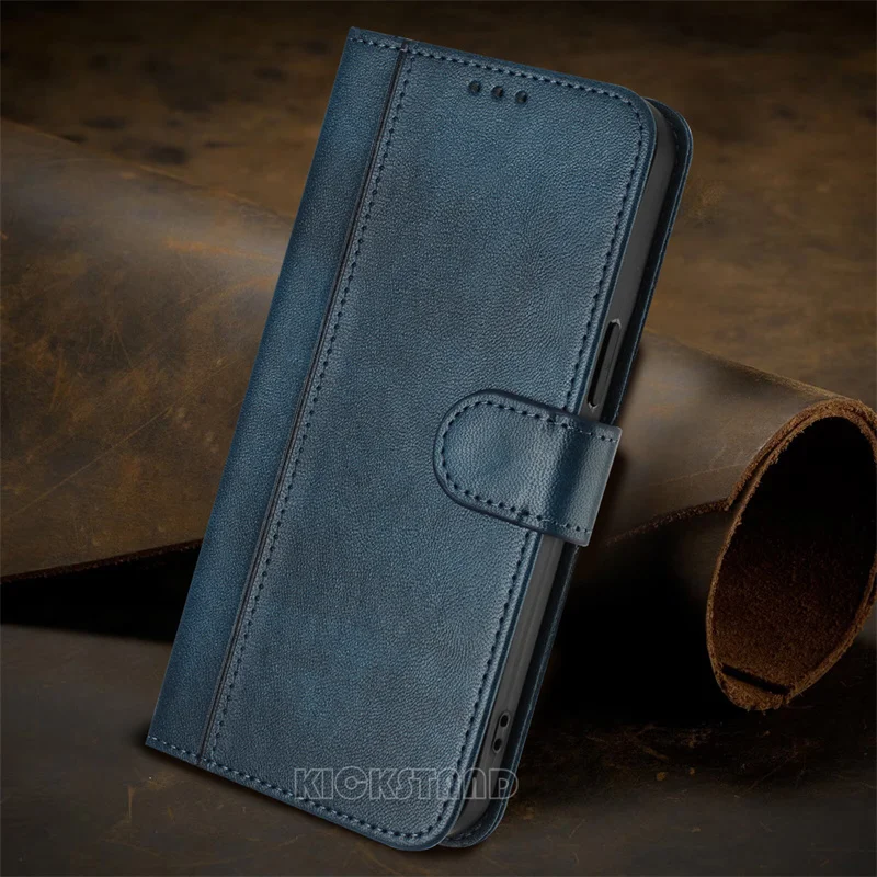 

Retro Style Leather Flip Phone Case with Card Slot Stand for Xiaomi Redmi 14C 14R 13C 13X 12C 11A 11 Prime 10A 10C 10X 9AT 8A 7