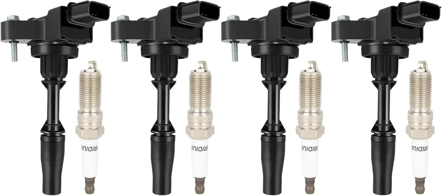 

Катушки зажигания ECCPP UF680 с иридиевыми свечами зажигания для Chevrolet Camaro, Colorado, Impala, Malibu 2013-2019 2.0L 2.5L