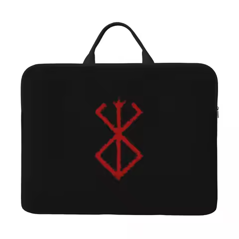 Anime B-Berserk Laptop Bag Computer Bag Office Business Travel 14 Inch Water Resistant Large Laptop Case