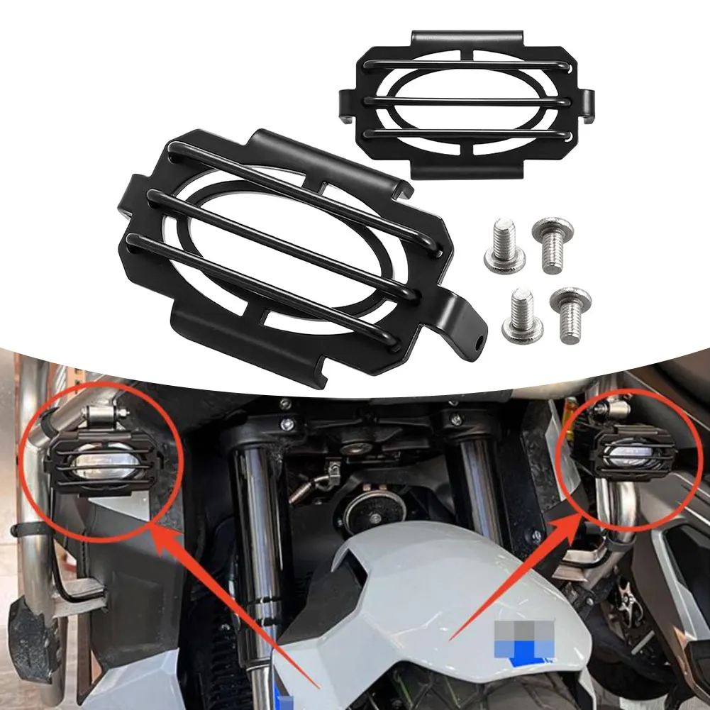 1 Set Motorcycle Fog Lamp Protector For ZONTES 368G Model Scratch Resistant Non-Destructive Attachment