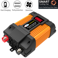 6000W/4000W Power Inverter 12V to 110V/220V, Modified Sine Wave, Dual USB Ports Car Charger for Auto, RV, AC Converter