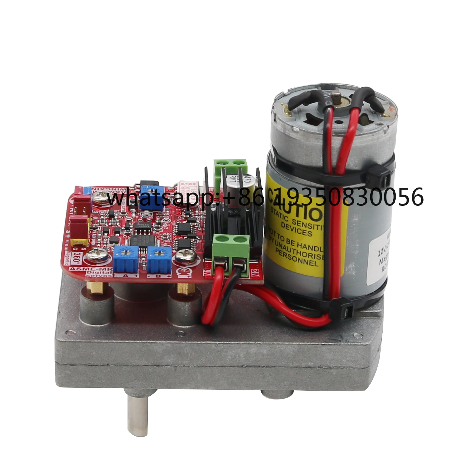 ASME-MRB Standard 380kg 0.5s/60-degree Non-Contact Magnetic Encoder Servo D-Type Output Shaft 8-6 High Torque Servo Motor