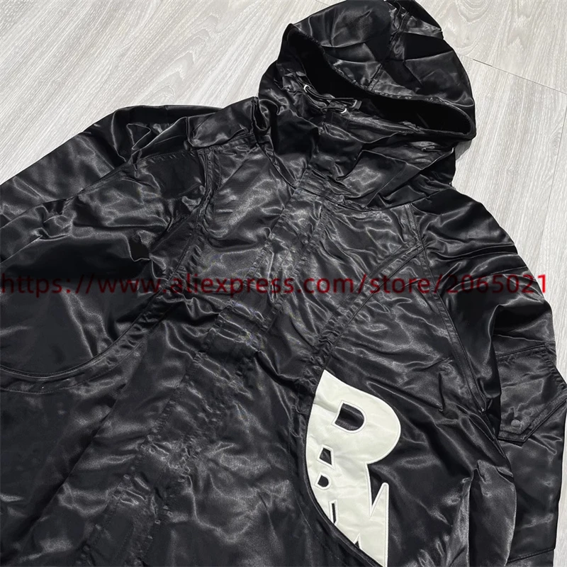 2023fw RRR123 Hooded Bread Puffer Jacket Parkas Men Women 1:1 High Quality RRR-123 Thicken Down Coats