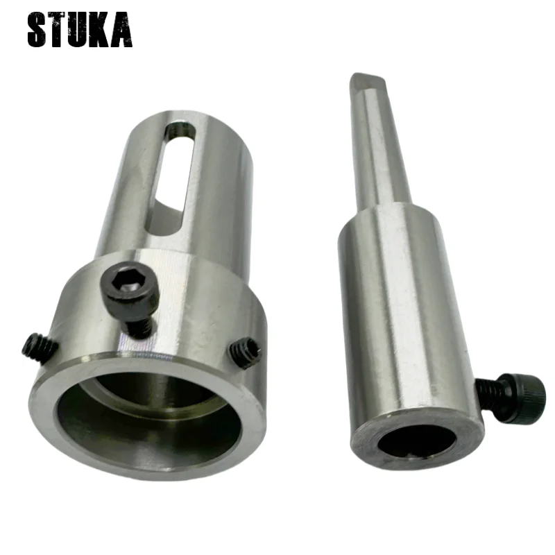 Imagem -02 - Suporte de Matriz Redonda Retrátil Tail Stock Morse Taper Manga Fixa para Máquina de Tapping Fresagem de Torno Rosca Externa