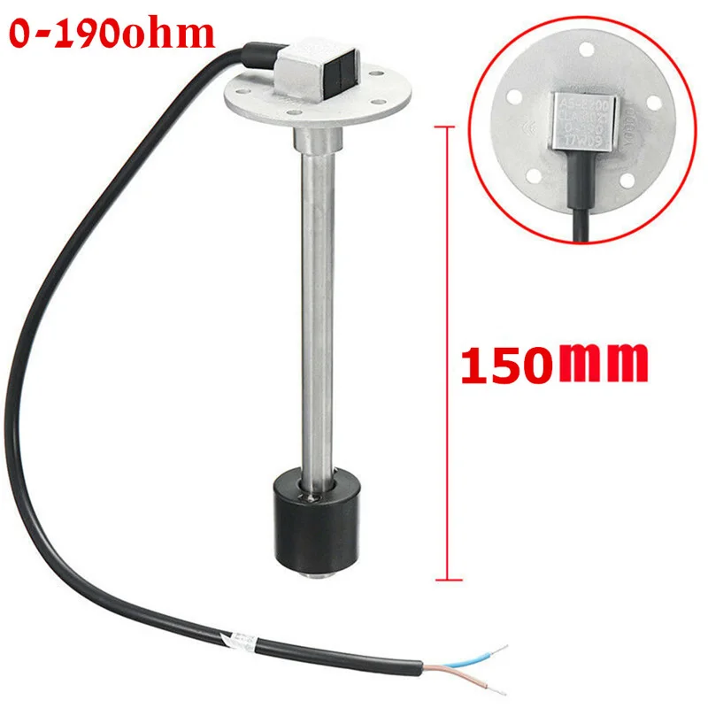 100 150 200 250 300 350 450 mm Brandstofniveausensoren Verzendeenheid 0-190ohm 240-33ohm Waterniveaumeters Senders en schroef voor autoboot