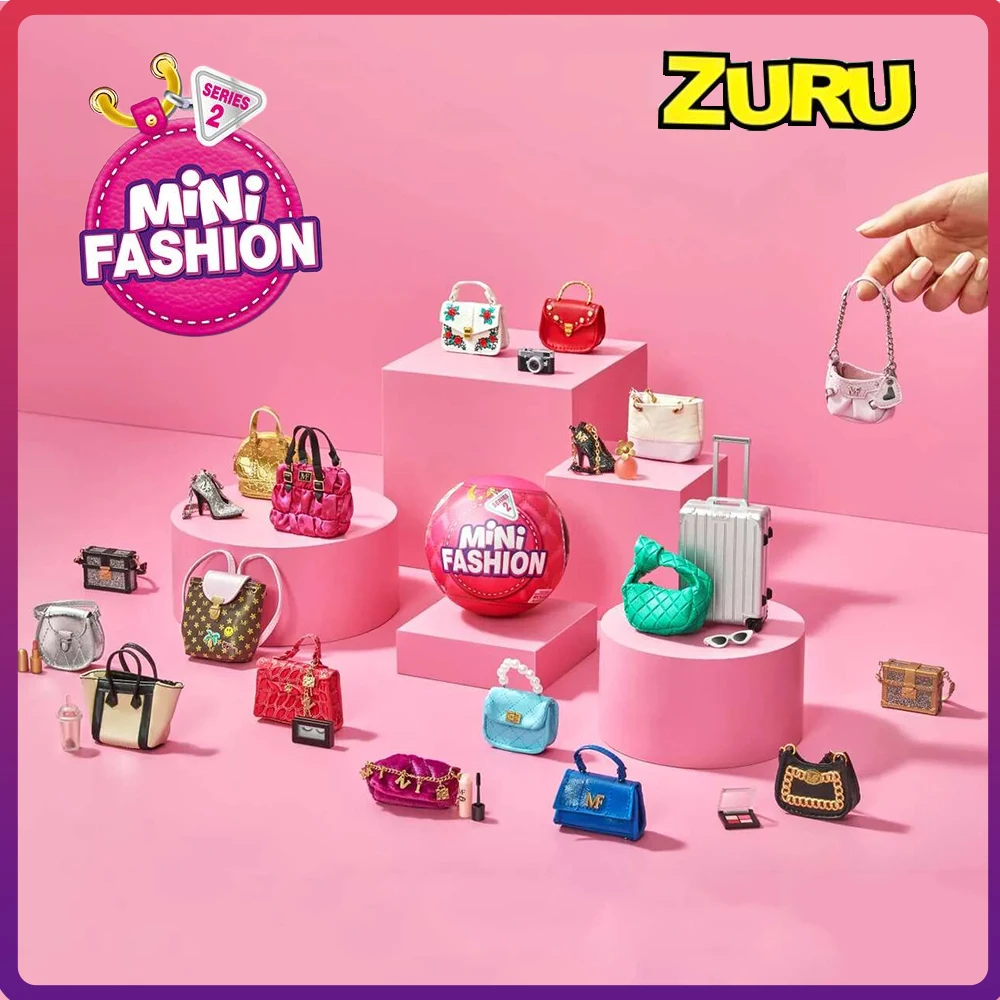 Zuru 5 Mini marcas de juguetes sorpresa, juguete en miniatura Original, Mini bolsas, caja ciega misteriosa, accesorios para muñecas, bolsa de moda, juguetes para zapatos