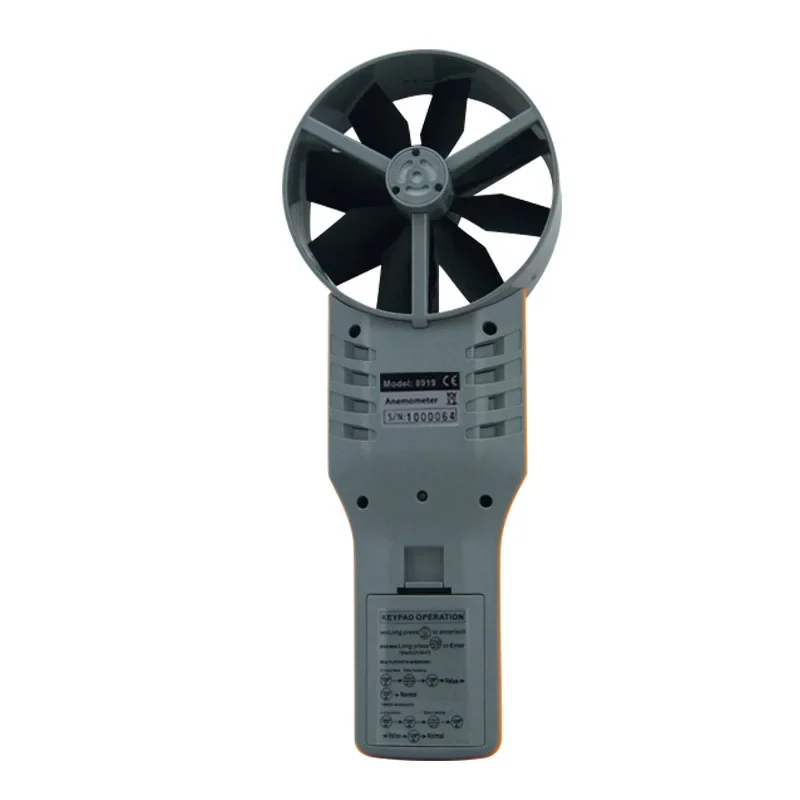 Novo anemômetro de alta precisão az8917, medição de temperatura e umidade, ar condicionado, ventilação, detecção de duto, anemômetro