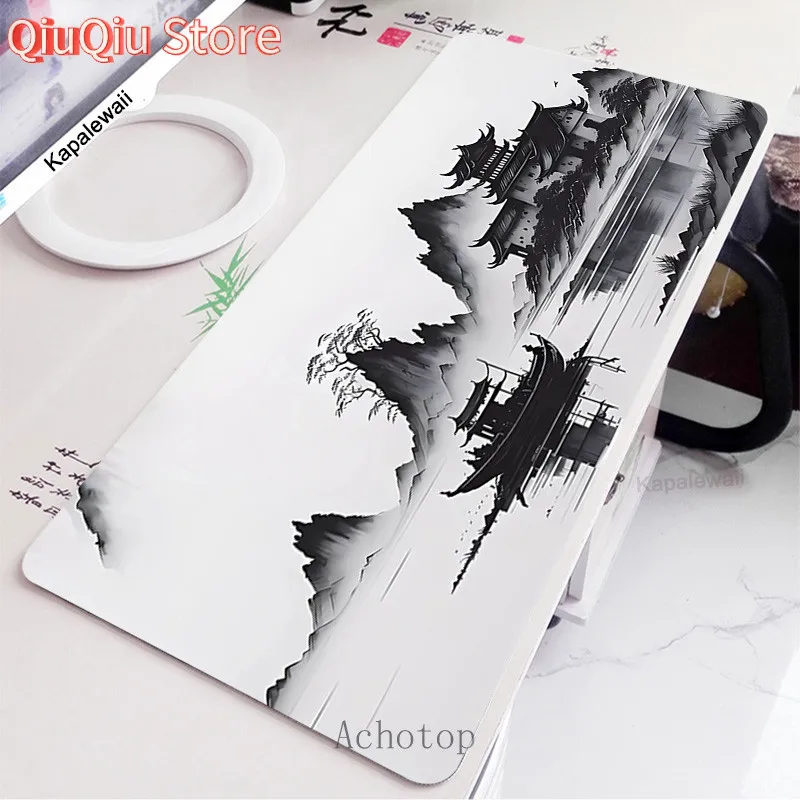 Mountain Serenity Japanese Style Art Mouse Pad Gaming Mouse Mat Gamer Large Mousepad Game Desk Pads Rubber коврик Keyboard Mats